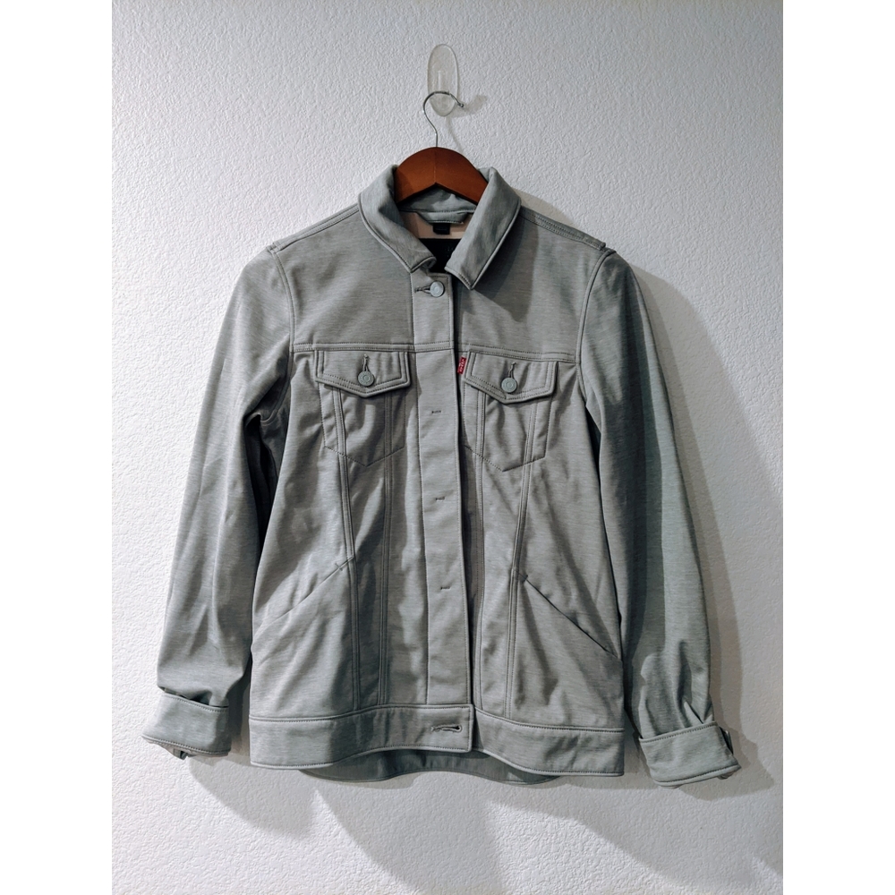 Levi's | NWOT Commuter Knit Trucker Jacket - Gray, Size Small